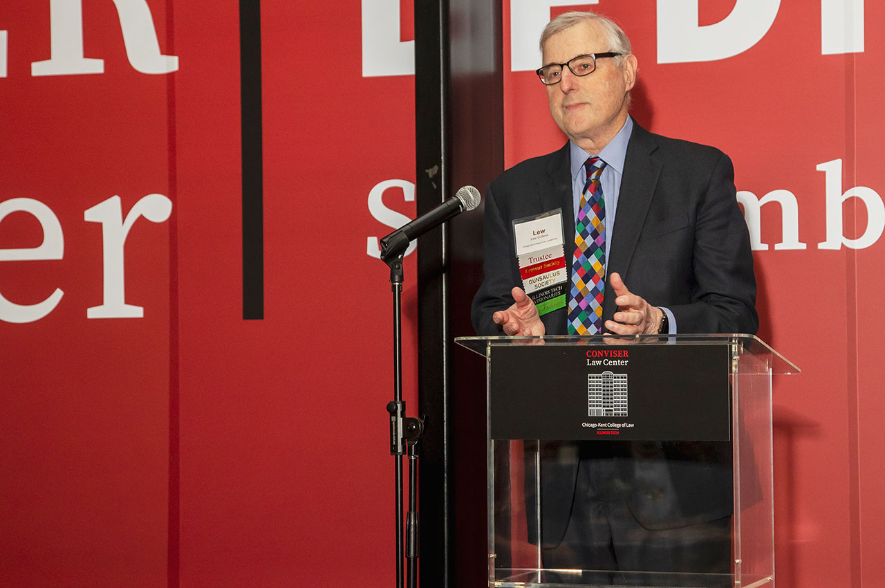 Lewis Collens Honored with Order of Lincoln ChicagoKent College of Law